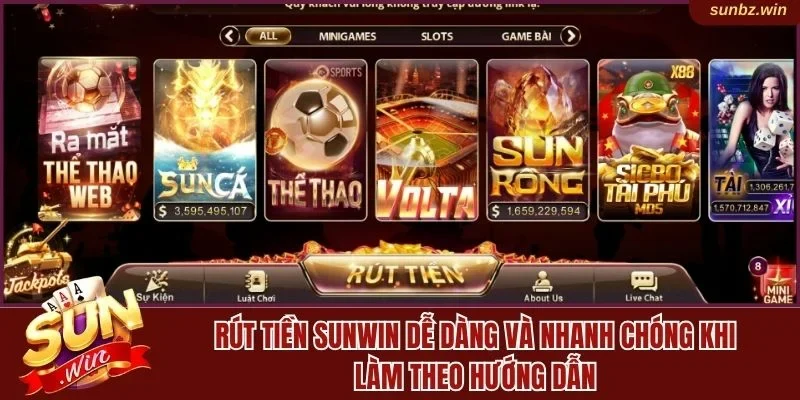 Rút tiền Sunwin